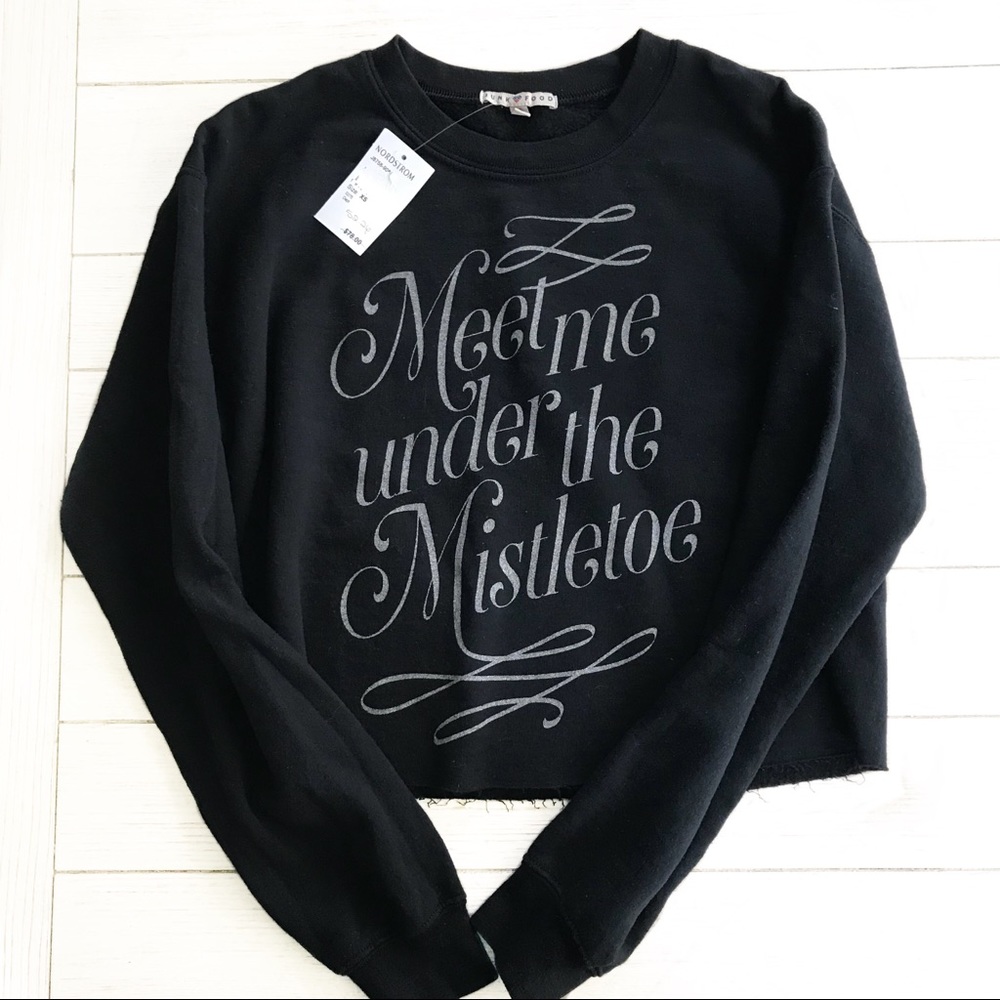 Junk Food - Meet me under the mistletoe sweatshirt
